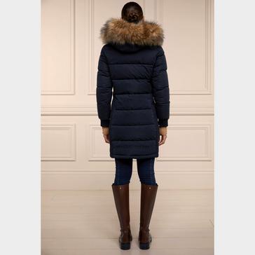 Blue Holland Cooper Womens Team Padded Coat Ink Navy