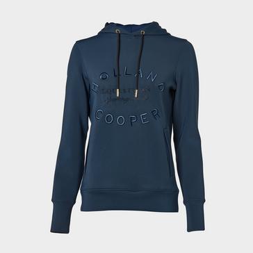 Blue Holland Cooper Womens Crystal Hoodie Navy