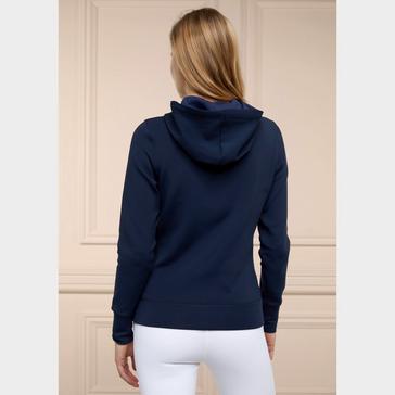 Blue Holland Cooper Womens Crystal Hoodie Navy