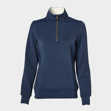 Blue Holland Cooper Womens Training Henley Ink Navy