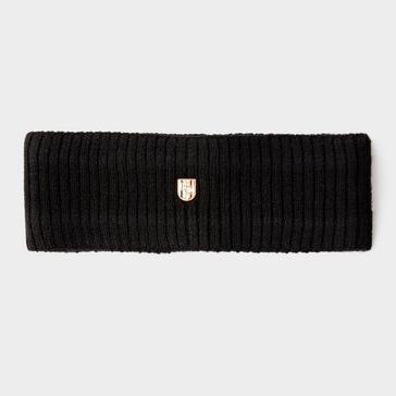Black Holland Cooper Womens Burghley Headband Black