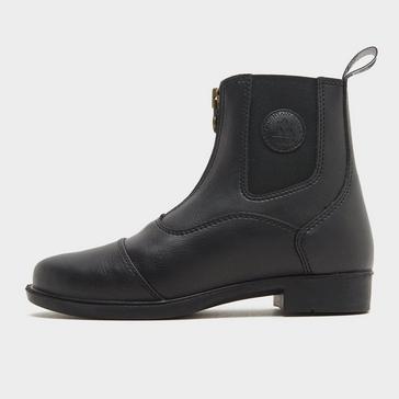 Black Mountain Horse Young Rider Veganza Paddock Boots Black