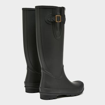 Black Joules Womens Houghton Adjustable Tall Wellies Black