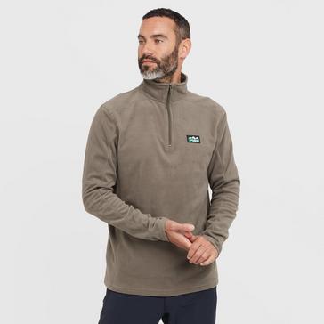 Brown Ridgeline Mens Narvik Fleece Light Bark