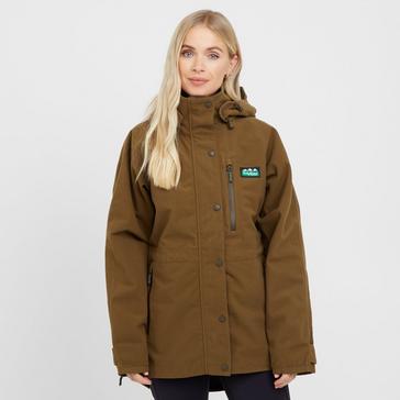 Brown Ridgeline Womens Monsoon II Classic Jacket Teak