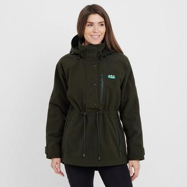 Green Ridgeline Womens Monsoon II Classic Smock Deep Forest