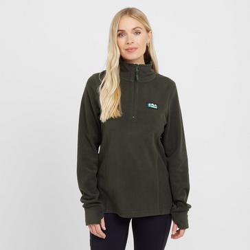 Green Ridgeline Womens Narvik Fleece Deep Forest
