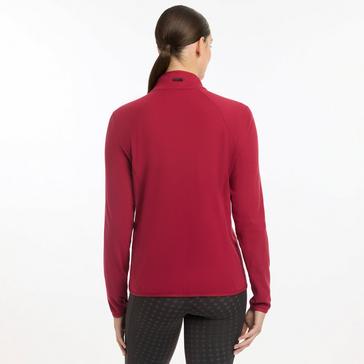 Red LeMieux Womens Faye Fleece Zip Through Ember