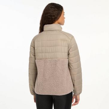 Beige LeMieux Womens Alissa Hybrid Fleece Ash