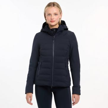 Blue LeMieux Womens Brooke Waterproof Hybrid Jacket Navy