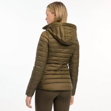 Green LeMieux Womens Tilly Hooded Puffer Jacket Alpine