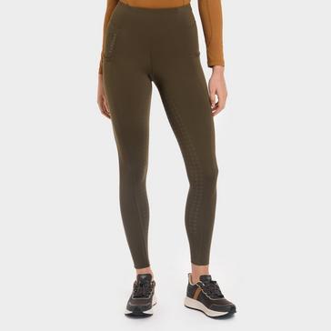 Green LeMieux Womens Naomi Pull On Breeches Alpine