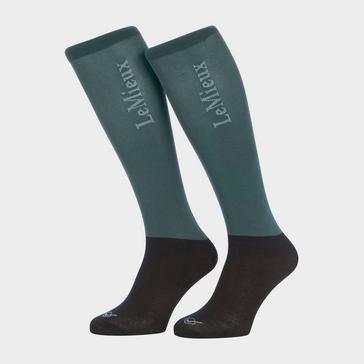 Blue LeMieux Competition Socks 2 Pack Petrol