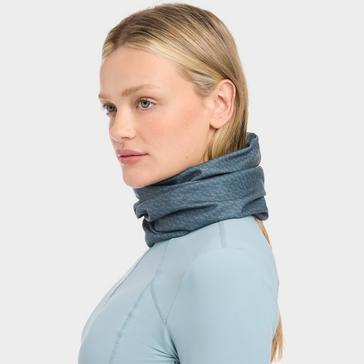 Blue LeMieux Print Stretch Snood Petrol