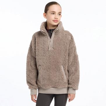 Beige LeMieux Young Rider Tia Teddy Fleece Ash