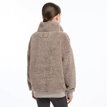 Beige LeMieux Young Rider Tia Teddy Fleece Ash