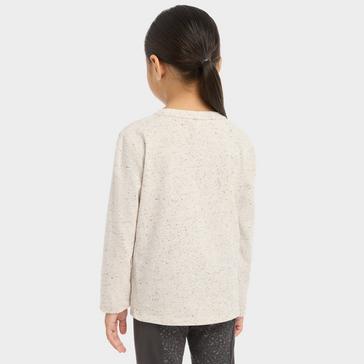 Grey LeMieux Kids Mini Jessie Long Sleeve Top Ecru/Nep