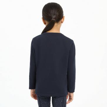 Blue LeMieux Kids Mini Jessie Long Sleeve Top Navy