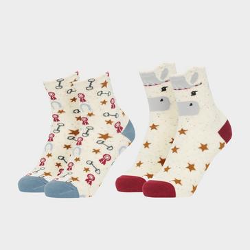 Multi LeMieux Kids Mini Character Socks 2 Pack Show Pony