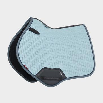 Blue LeMieux Suede Close Contact Saddle Pad Glacier