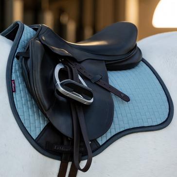 Blue LeMieux Suede GP Saddle Pad Glacier