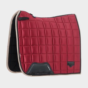 Red LeMieux Loire Classic Dressage Square Saddle Pad Ember