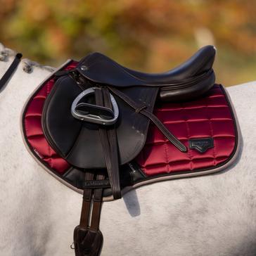 Red LeMieux Loire Classic Close Contact Square Saddle Pad Ember