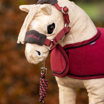 Red LeMieux Toy Pony Vogue Headcollar & Leadrope Ember