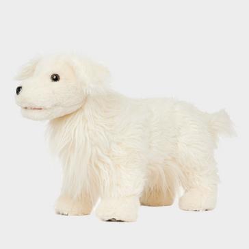 White LeMieux Toy Puppy Golden Retriever Luna