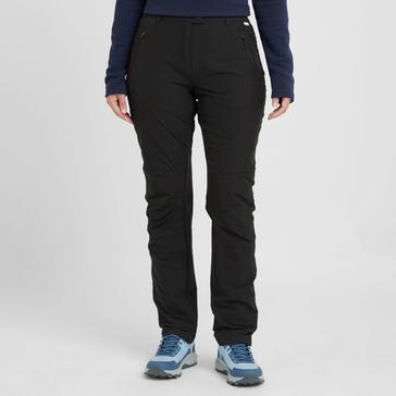 Black Regatta Womens Highton Stretch Walking Trousers Black