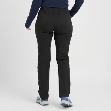 Black Regatta Womens Highton Stretch Walking Trousers Black