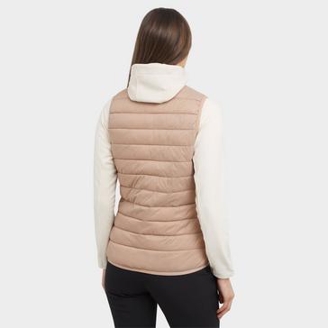 Beige Regatta Womens Marizion Baffled Gilet Warm Taupe