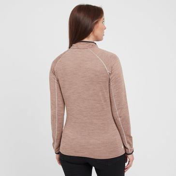 Beige Regatta Womens Yonder II Half Zip Fleece Warm Taupe