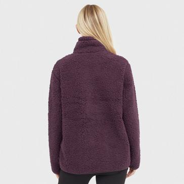 Purple Regatta Womens Ria Fluffy Full Zip Fleece Deep Plum
