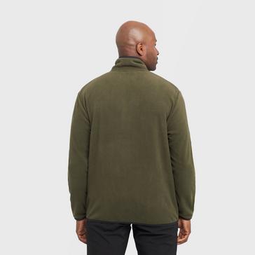 Green Regatta Mens Frankie Full Zip Fleece Dark Khaki