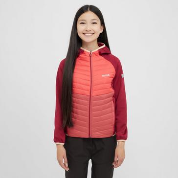 Red Regatta Kids Kielder Hybrid VIII Jacket Rumba Red Sky