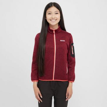 Red Regatta Kids Newhill Fleece Rumba Red Sky