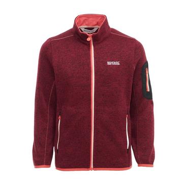 Red Regatta Kids Newhill Fleece Rumba Red Sky