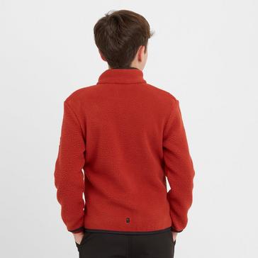 Red Regatta Kids Frankie Full Zip Fleece Red Ochre