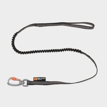 Black Non-Stop Dogwear Touring Bungee Leash Black/Grey