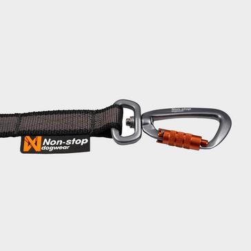 Black Non-Stop Dogwear Touring Bungee Leash Black/Grey