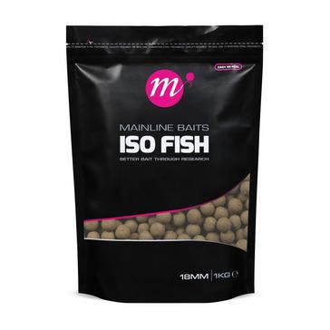 Black MAINLINE ISO Fish Boilies Shelf Life 18mm 1kg