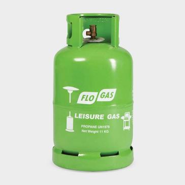 Green Flogas 11kg Leisure New & Full Gas Cylinder