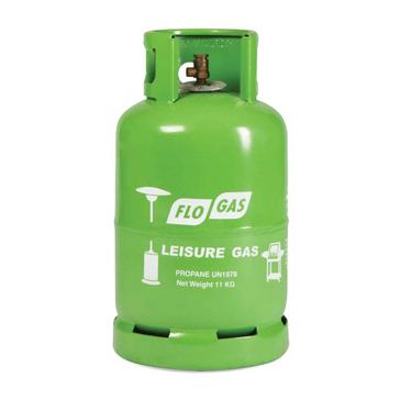 Green Flogas 11kg Leisure New & Full Gas Cylinder
