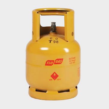 Yellow Flogas 4.5kg Butane New & Full Gas Cylinder