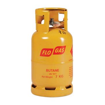 Yellow Flogas 7kg Butane New & Full Gas Cylinder