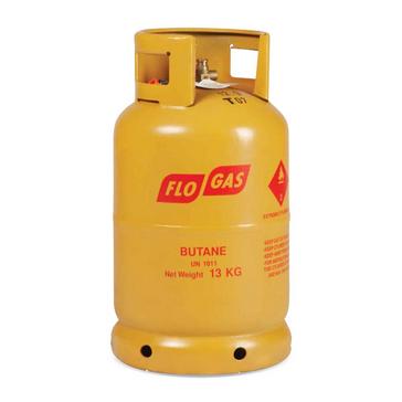 Yellow Flogas 13kg Butane New & Full Gas Cylinder