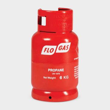 Red Flogas 6kg Propane New & Full Gas Cylinder