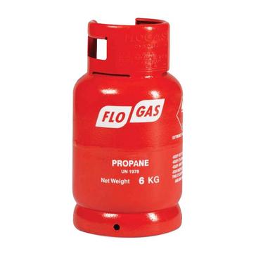 Red Flogas 6kg Propane New & Full Gas Cylinder