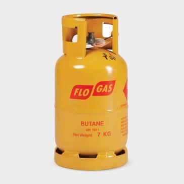 Yellow Flogas 7kg Butane Gas Cylinder Refill